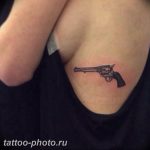 фото тату револьвер 24.12.2018 №187 - photo tattoo revolver - tattoo-photo.ru