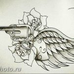 фото тату револьвер 24.12.2018 №209 - photo tattoo revolver - tattoo-photo.ru