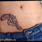 фото тату револьвер 24.12.2018 №230 - photo tattoo revolver - tattoo-photo.ru