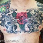 фото тату револьвер 24.12.2018 №238 - photo tattoo revolver - tattoo-photo.ru