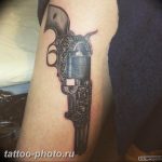фото тату револьвер 24.12.2018 №245 - photo tattoo revolver - tattoo-photo.ru