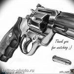 фото тату револьвер 24.12.2018 №262 - photo tattoo revolver - tattoo-photo.ru