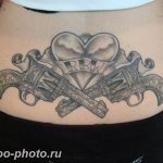 фото тату револьвер 24.12.2018 №279 - photo tattoo revolver - tattoo-photo.ru