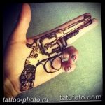 фото тату револьвер 24.12.2018 №288 - photo tattoo revolver - tattoo-photo.ru