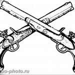фото тату револьвер 24.12.2018 №293 - photo tattoo revolver - tattoo-photo.ru