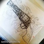 фото тату револьвер 24.12.2018 №296 - photo tattoo revolver - tattoo-photo.ru