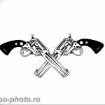 фото тату револьвер 24.12.2018 №330 - photo tattoo revolver - tattoo-photo.ru