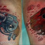 фото тату револьвер 24.12.2018 №376 - photo tattoo revolver - tattoo-photo.ru
