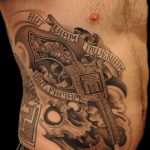 фото тату револьвер 24.12.2018 №384 - photo tattoo revolver - tattoo-photo.ru