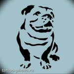 Фото тату бульдог 27.02.2019 №070 - Photo tattoo bulldog - tattoo-photo.ru