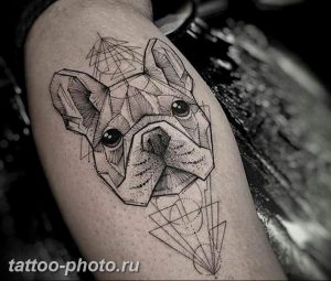 Фото тату бульдог 27.02.2019 №093 - Photo tattoo bulldog - tattoo-photo.ru