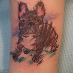Фото тату бульдог 27.02.2019 №177 - Photo tattoo bulldog - tattoo-photo.ru