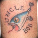 фото тату рыбацкий крючек 08.02.2019 №069 - photo tattoo fishing hook - tattoo-photo.ru