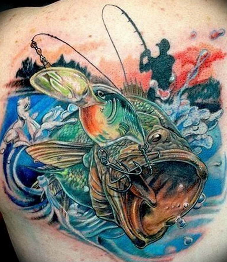 фото тату рыбацкий крючек 08.02.2019 № 124 - photo tattoo fishing hook - ta...