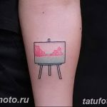 фото тату хэндпоук 15.02.2019 №038 - handpoke tattoo photo - tattoo-photo.ru