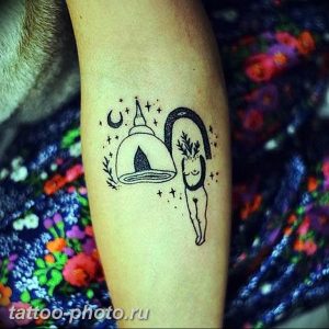 фото тату хэндпоук 15.02.2019 №082 - handpoke tattoo photo - tattoo-photo.ru