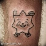 фото тату хэндпоук 15.02.2019 №089 - handpoke tattoo photo - tattoo-photo.ru