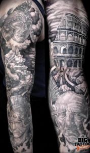 Фото римских тату 27.02.2019 №017 - Photos of Roman tattoo - tattoo-photo.ru