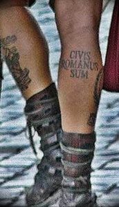 Фото римских тату 27.02.2019 №143 - Photos of Roman tattoo - tattoo-photo.ru