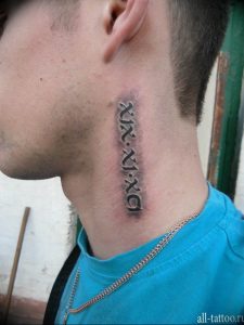 Фото римских тату 27.02.2019 №194 - Photos of Roman tattoo - tattoo-photo.ru