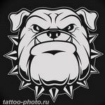 Фото тату бульдог 27.02.2019 №022 - Photo tattoo bulldog - tattoo-photo.ru