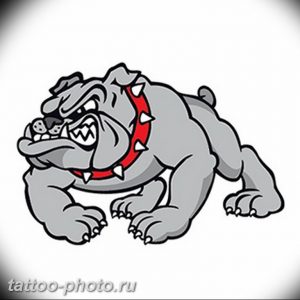Фото тату бульдог 27.02.2019 №026 - Photo tattoo bulldog - tattoo-photo.ru