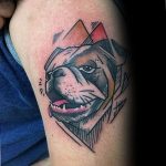 Фото тату бульдог 27.02.2019 №034 - Photo tattoo bulldog - tattoo-photo.ru