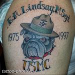 Фото тату бульдог 27.02.2019 №045 - Photo tattoo bulldog - tattoo-photo.ru