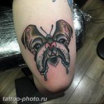 Фото тату бульдог 27.02.2019 №062 - Photo tattoo bulldog - tattoo-photo.ru
