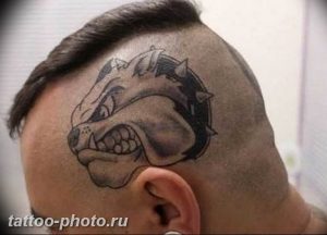 Фото тату бульдог 27.02.2019 №094 - Photo tattoo bulldog - tattoo-photo.ru