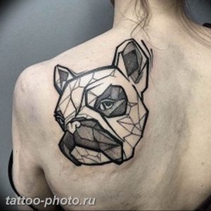Фото тату бульдог 27.02.2019 №102 - Photo tattoo bulldog - tattoo-photo.ru
