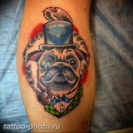 Фото тату бульдог 27.02.2019 №110 - Photo tattoo bulldog - tattoo-photo.ru