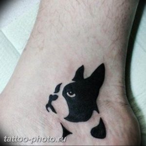 Фото тату бульдог 27.02.2019 №112 - Photo tattoo bulldog - tattoo-photo.ru