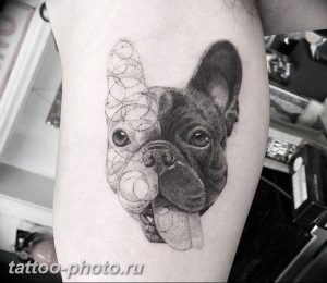 Фото тату бульдог 27.02.2019 №136 - Photo tattoo bulldog - tattoo-photo.ru