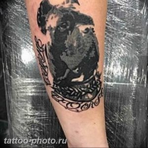 Фото тату бульдог 27.02.2019 №167 - Photo tattoo bulldog - tattoo-photo.ru