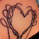 фото тату рыбацкий крючек 08.02.2019 №173 - photo tattoo fishing hook - tattoo-photo.ru