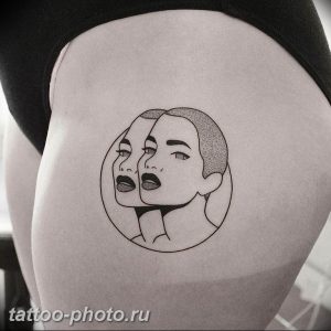 фото тату хэндпоук 15.02.2019 №006 - handpoke tattoo photo - tattoo-photo.ru