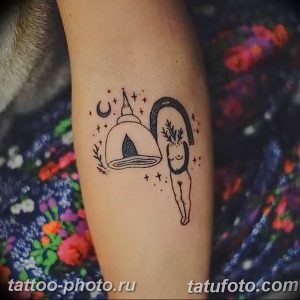 фото тату хэндпоук 15.02.2019 №015 - handpoke tattoo photo - tattoo-photo.ru