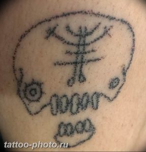 фото тату хэндпоук 15.02.2019 №018 - handpoke tattoo photo - tattoo-photo.ru