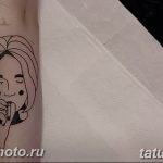 фото тату хэндпоук 15.02.2019 №057 - handpoke tattoo photo - tattoo-photo.ru