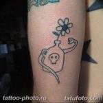 фото тату хэндпоук 15.02.2019 №062 - handpoke tattoo photo - tattoo-photo.ru
