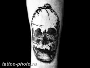 фото тату хэндпоук 15.02.2019 №070 - handpoke tattoo photo - tattoo-photo.ru
