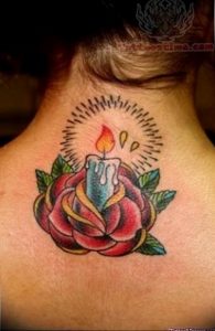фото идеи для тату свечка 20.03.2019 №056 - tattoo candle - tattoo-photo.ru