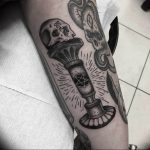 фото идеи для тату свечка 20.03.2019 №063 - tattoo candle - tattoo-photo.ru