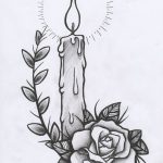 фото идеи для тату свечка 20.03.2019 №101 - tattoo candle - tattoo-photo.ru