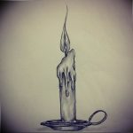 фото идеи для тату свечка 20.03.2019 №124 - tattoo candle - tattoo-photo.ru