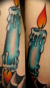 фото идеи для тату свечка 20.03.2019 №125 - tattoo candle - tattoo-photo.ru
