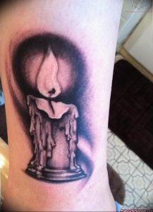 фото идеи для тату свечка 20.03.2019 №126 - tattoo candle - tattoo-photo.ru