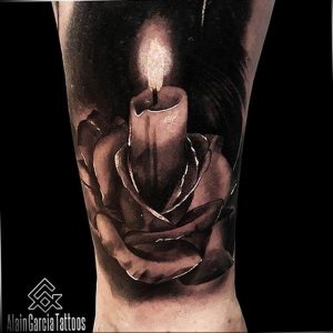 фото идеи для тату свечка 20.03.2019 №132 - tattoo candle - tattoo-photo.ru