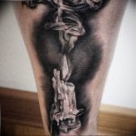 фото идеи для тату свечка 20.03.2019 №135 - tattoo candle - tattoo-photo.ru